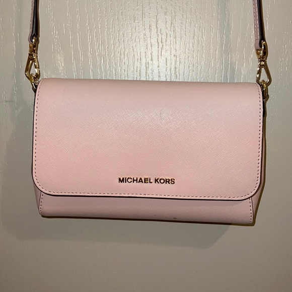 Michael Kors Bags Pale Pink Crossbody Bag Poshmark